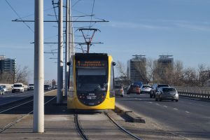 POL-BI: Verkehrsunfall zwischen Auto und Straßenbahn